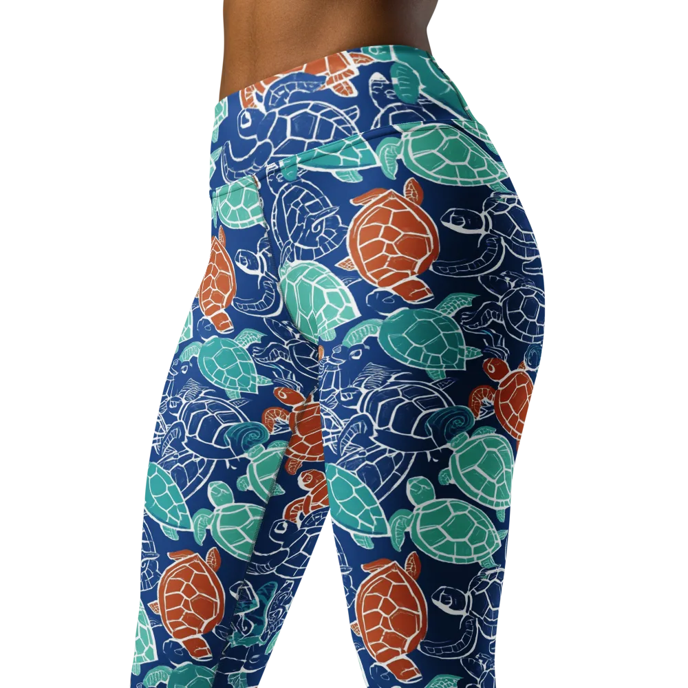 Shellstream on Yoga Leggings — Left Front