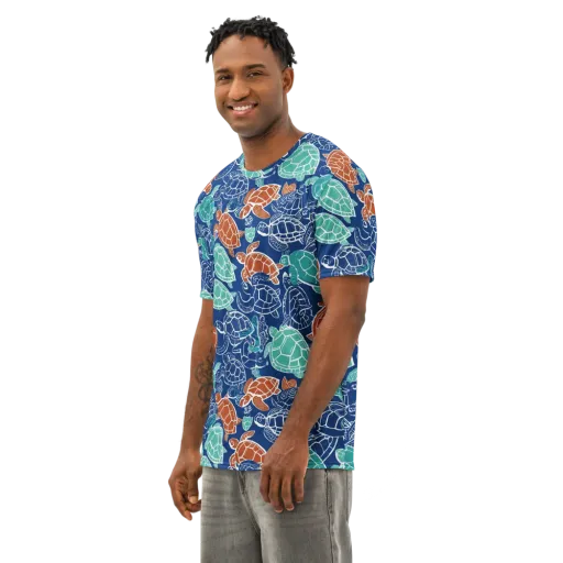 Shellstream on a Men's Cotton Crew Neck T-Shirt