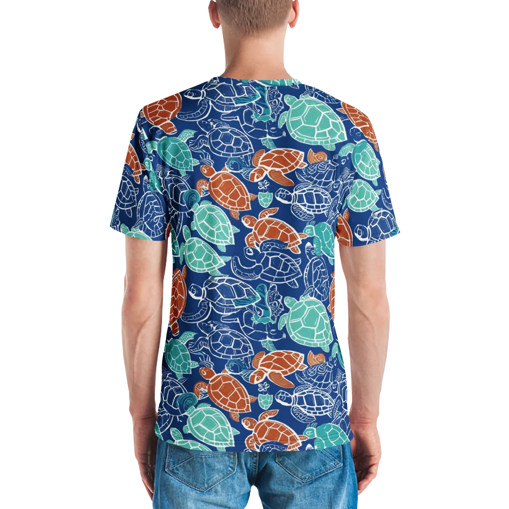 Shellstream on Men's Crew Neck T-Shirt — Back