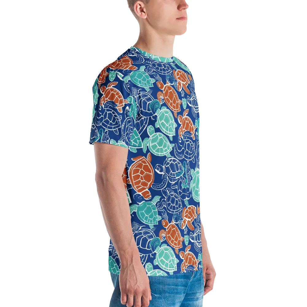Shellstream on Men's Crew Neck T-Shirt — Right