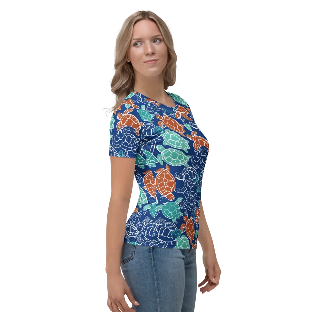 Shellstream on Women's Crew Neck T-Shirt — Right