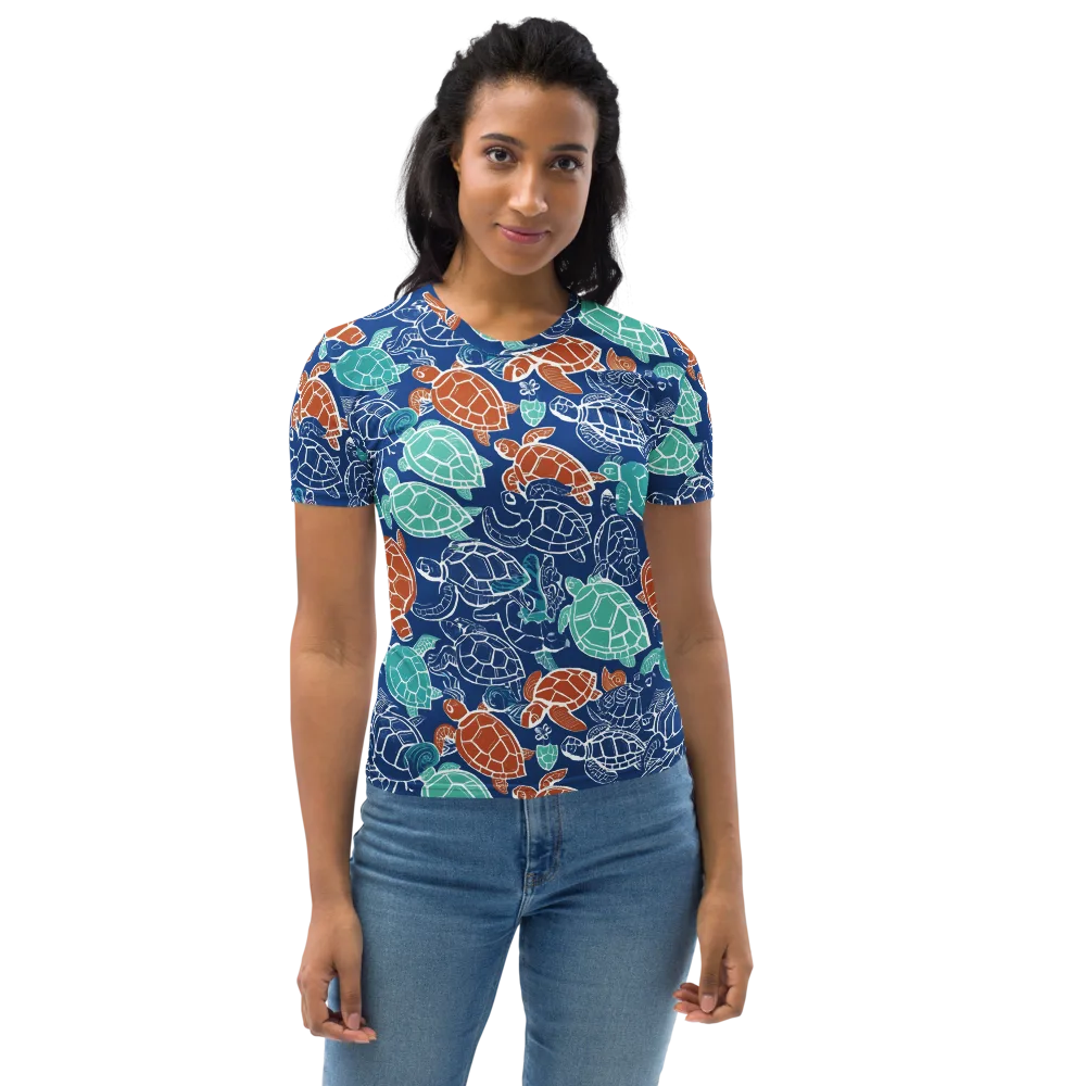 Shellstream on Women's Crew Neck T-Shirt — Front