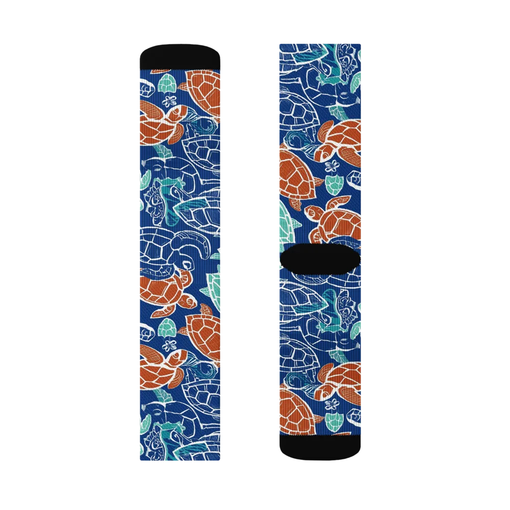 Shellstream on Socks — Left Sock