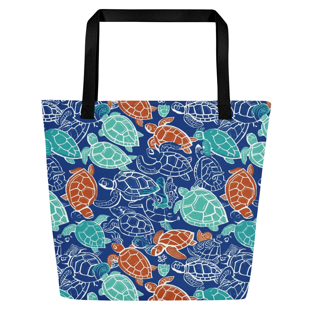 Shellstream on Large Tote Bag W/ Pocket — Front