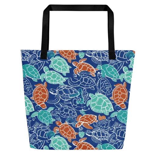 Shellstream on a Large Tote Bag W/ Pocket