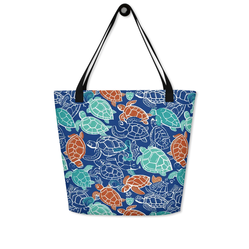Shellstream on Large Tote Bag W/ Pocket — Front