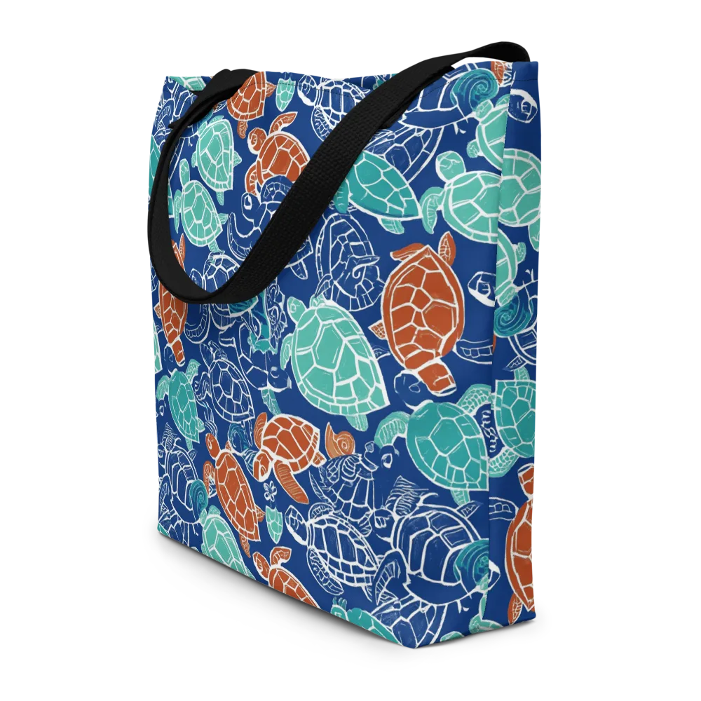Shellstream on Large Tote Bag W/ Pocket — Front