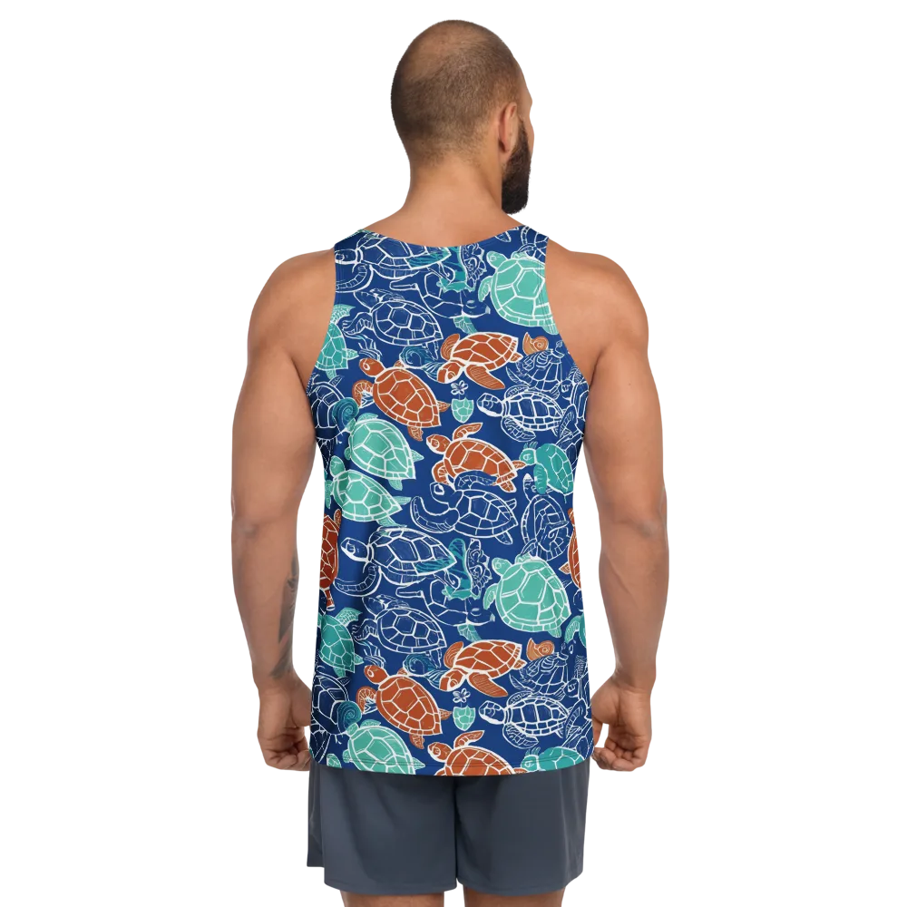 Shellstream on Men's Tank Top — Back