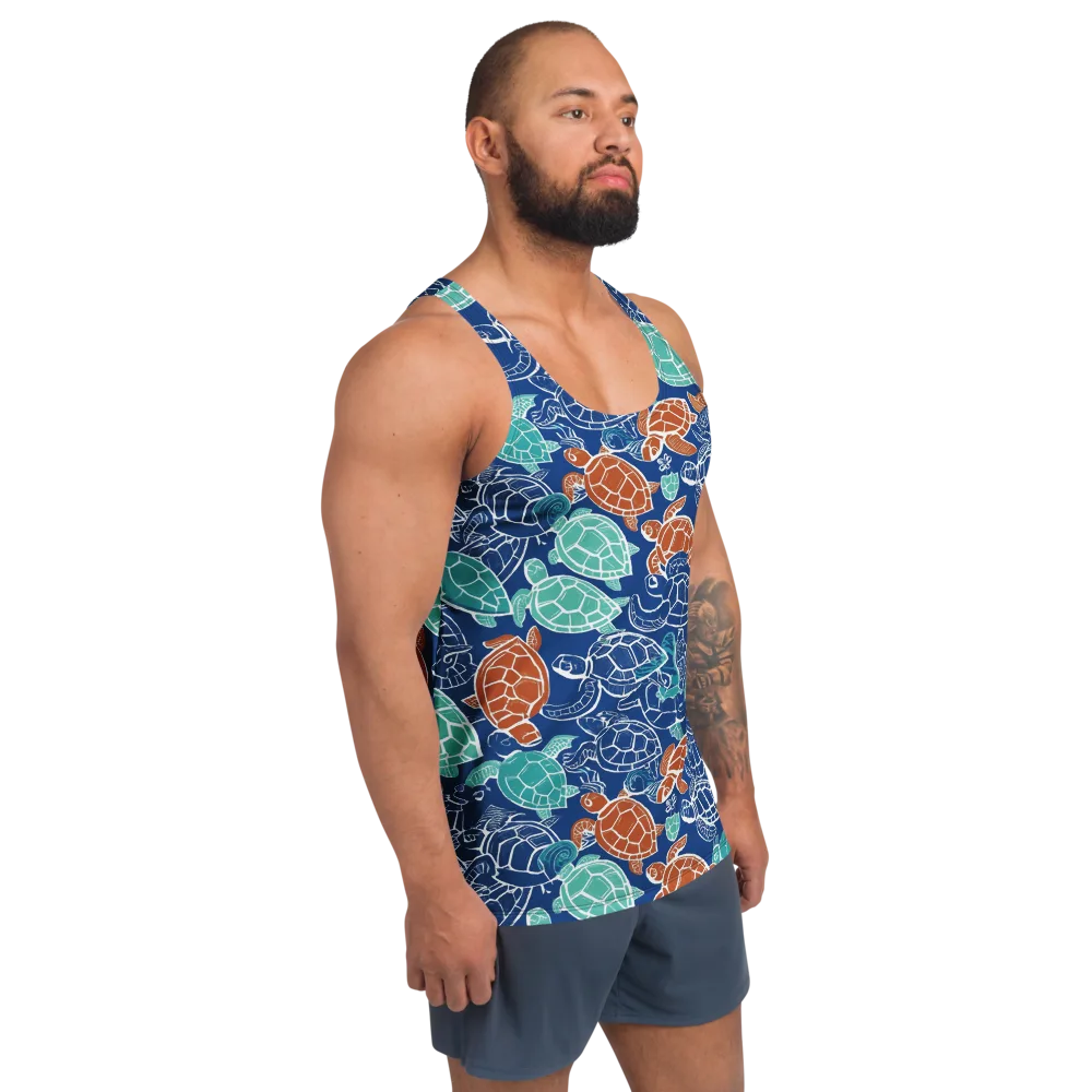 Shellstream on Men's Tank Top — Right Front