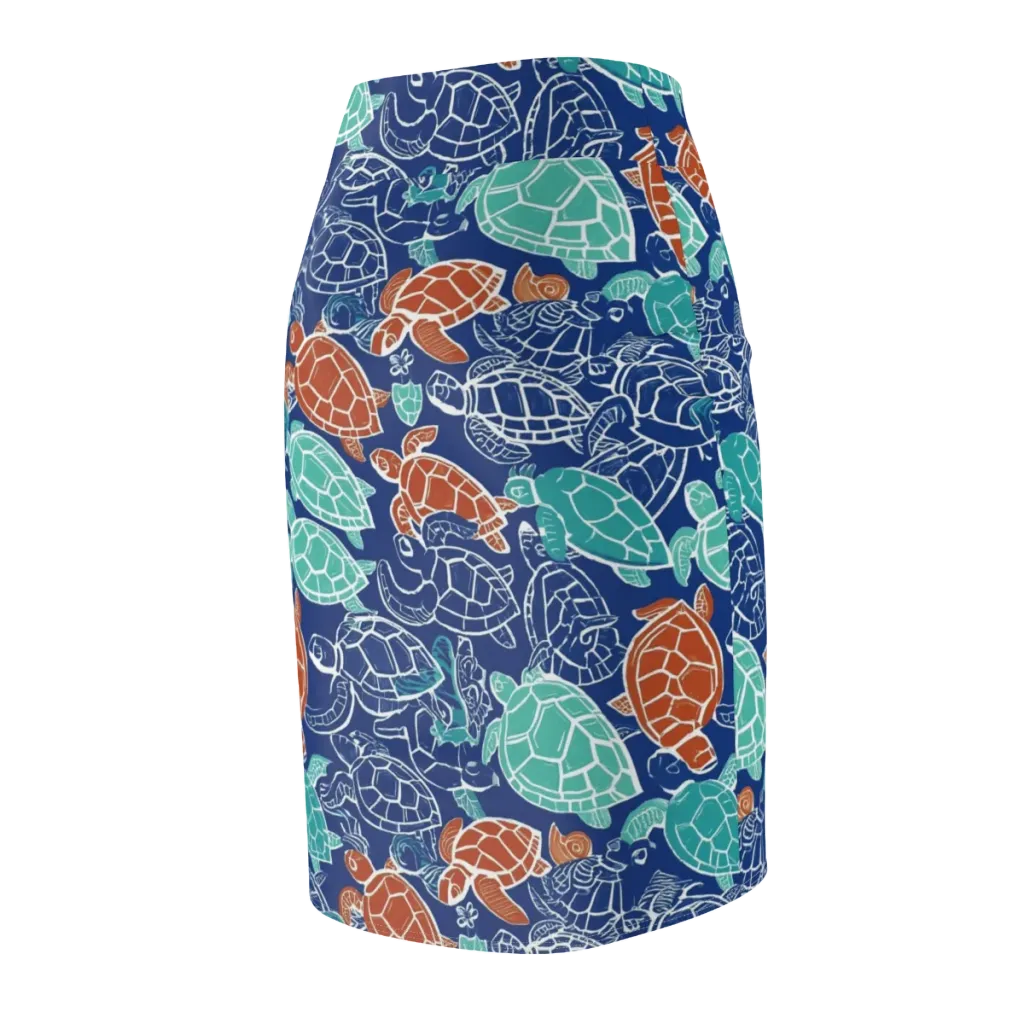 Shellstream on Pencil Skirt — Back Side