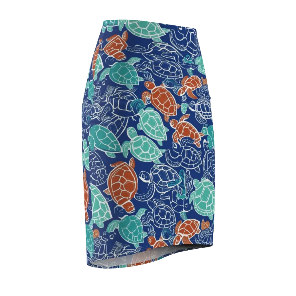 Shellstream on Pencil Skirt — Front Side