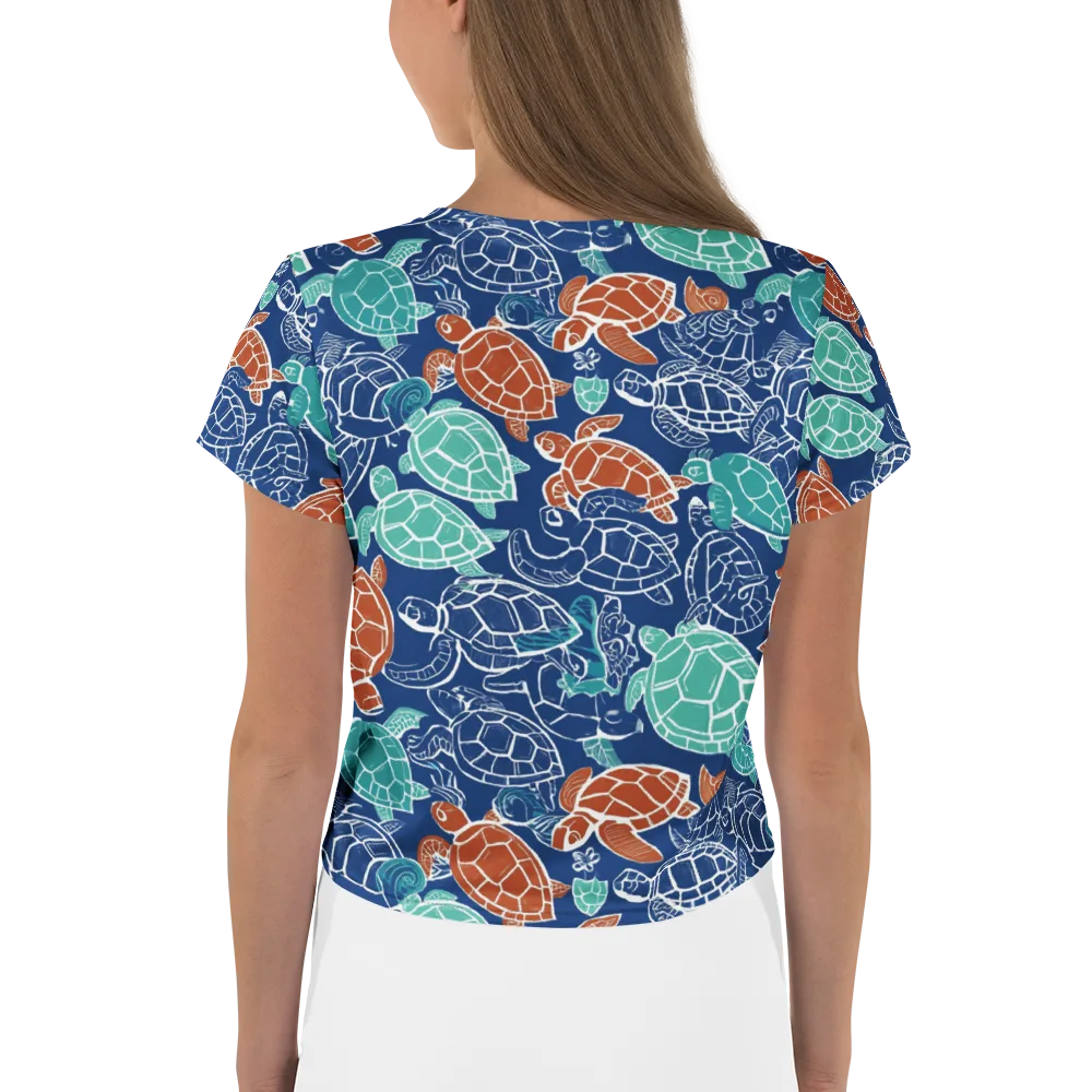 Shellstream on Crop Tee — Back