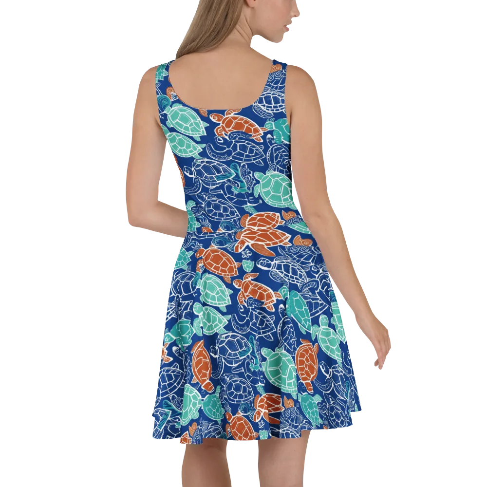 Shellstream on Skater Dress — Back
