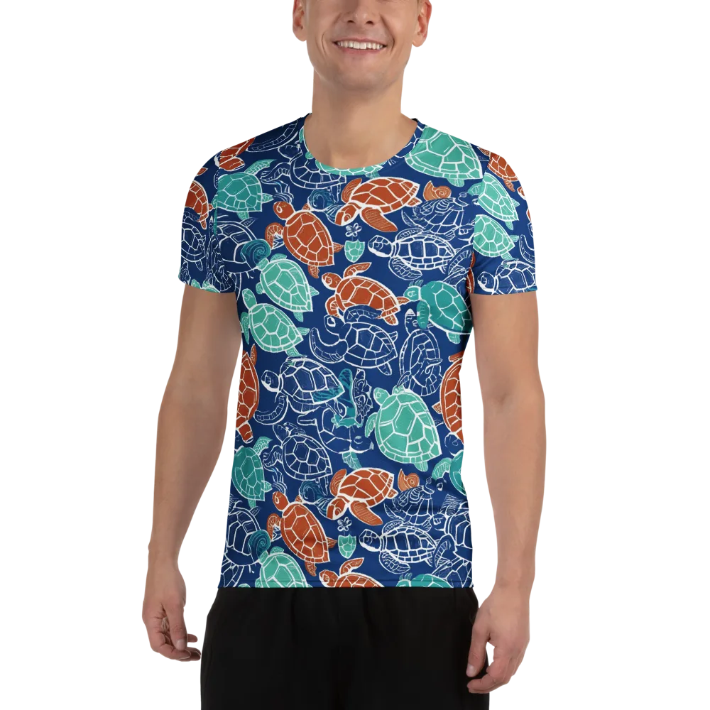 Shellstream on Men's Athletic T-Shirt — Front