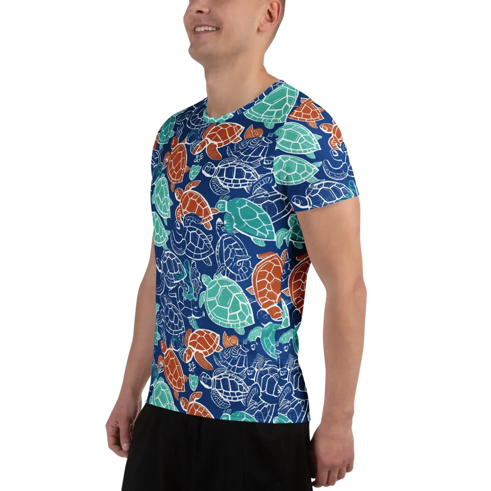 Shellstream on Men's Athletic T-Shirt — Left
