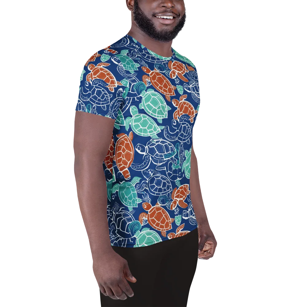 Shellstream on Men's Athletic T-Shirt — Right