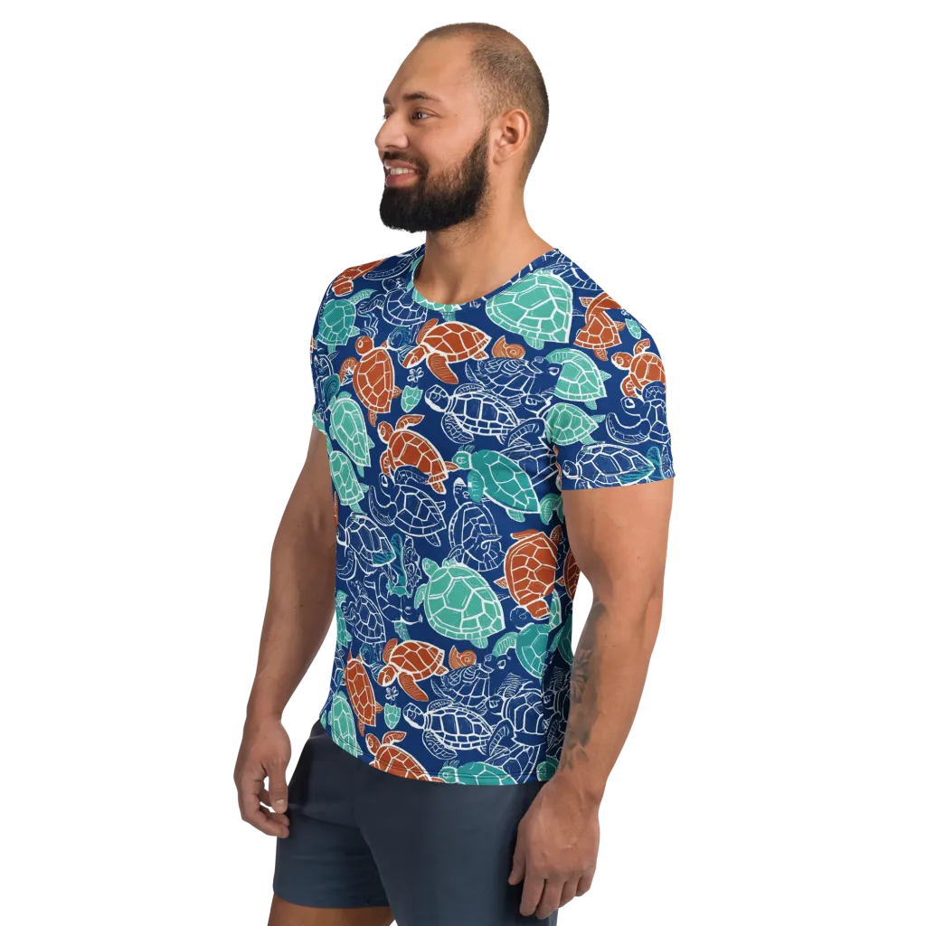Shellstream on Men's Athletic T-Shirt — Left