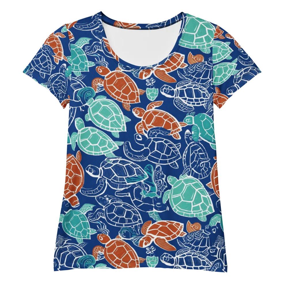 Shellstream on Women's Athletic T-Shirt — Front