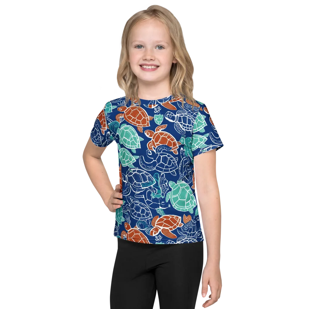Shellstream on Kids Crew Neck T-Shirt — Front