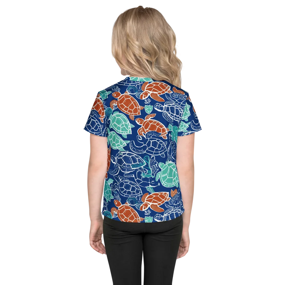 Shellstream on Kids Crew Neck T-Shirt — Back