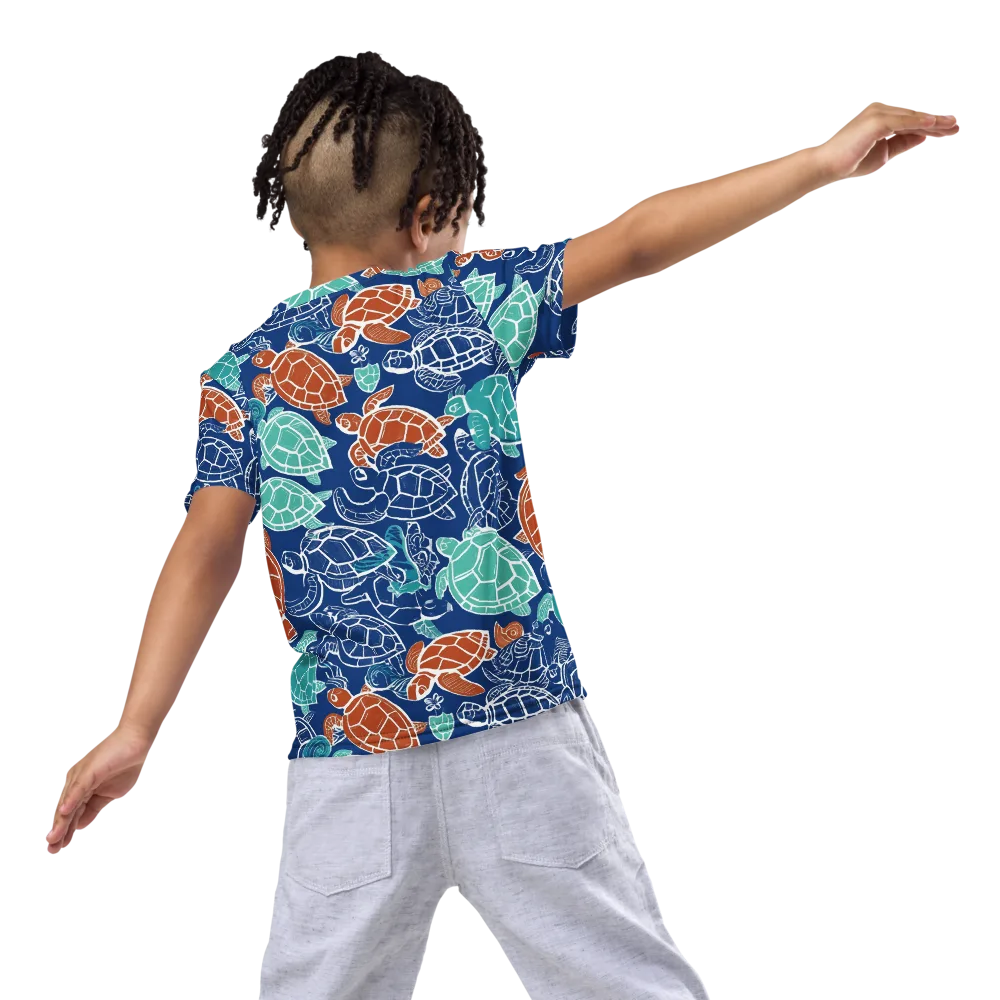 Shellstream on Kids Crew Neck T-Shirt — Back