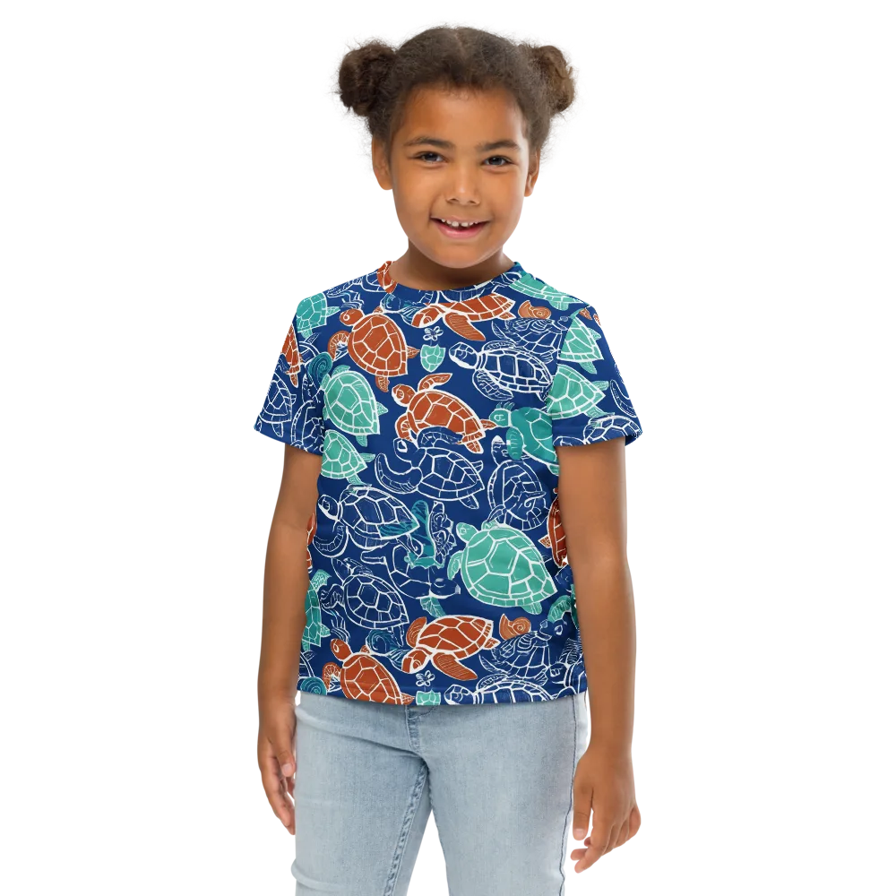 Shellstream on Kids Crew Neck T-Shirt — Front
