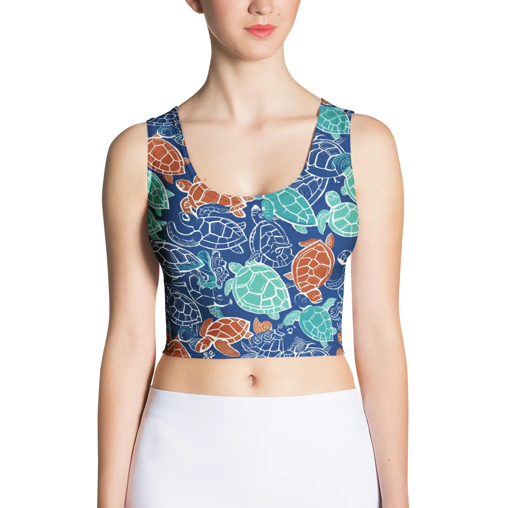 Shellstream on Crop Top — Front