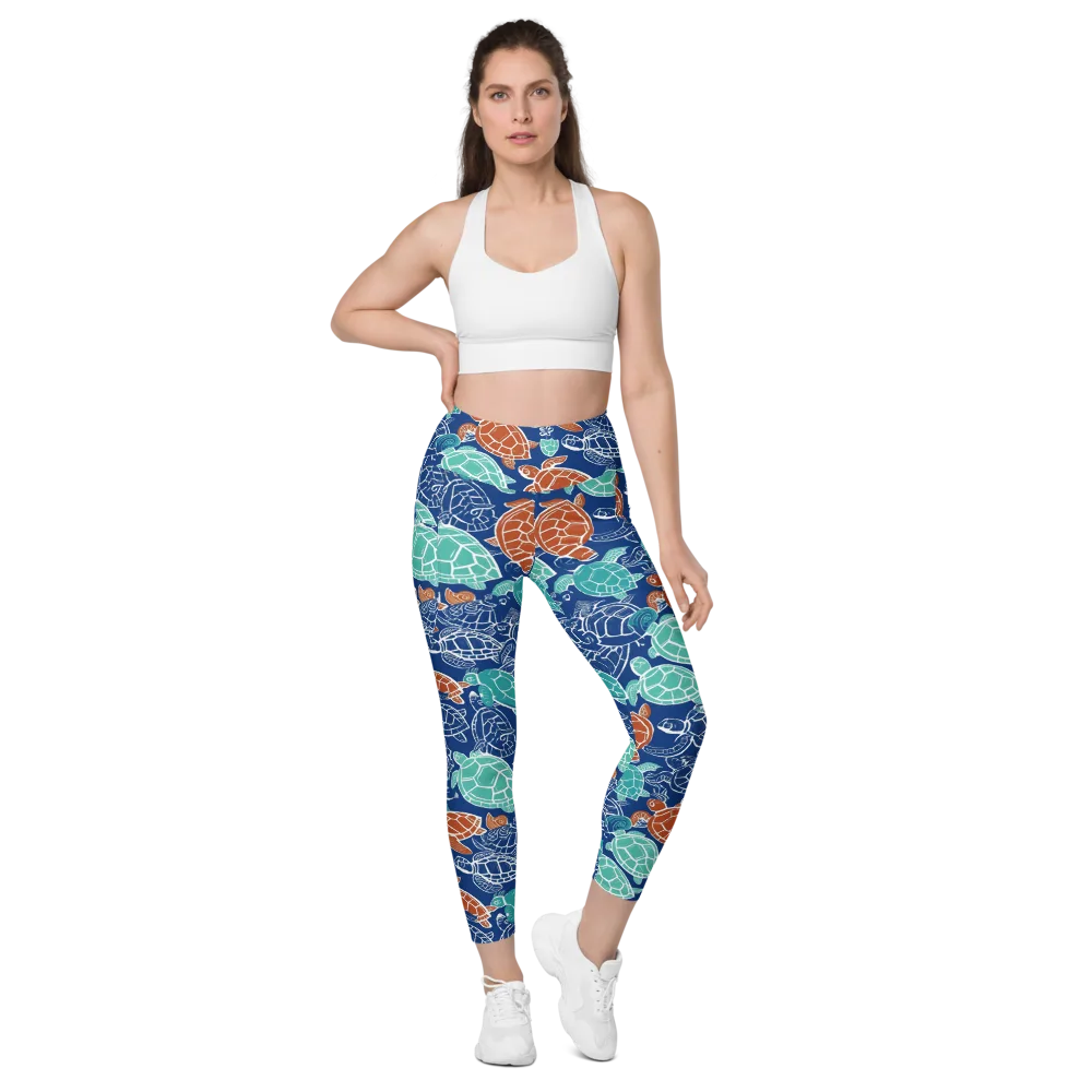 Shellstream on Leggings with Pockets — Front