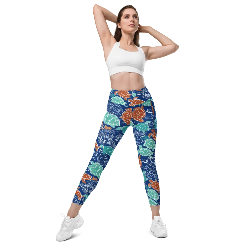 Shellstream on Leggings with Pockets — Front