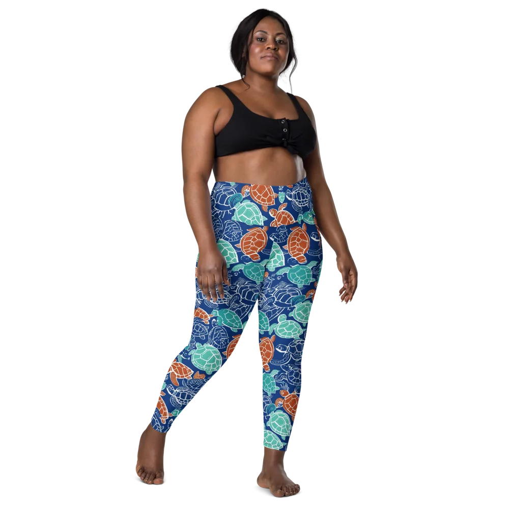 Shellstream on Leggings with Pockets — Front