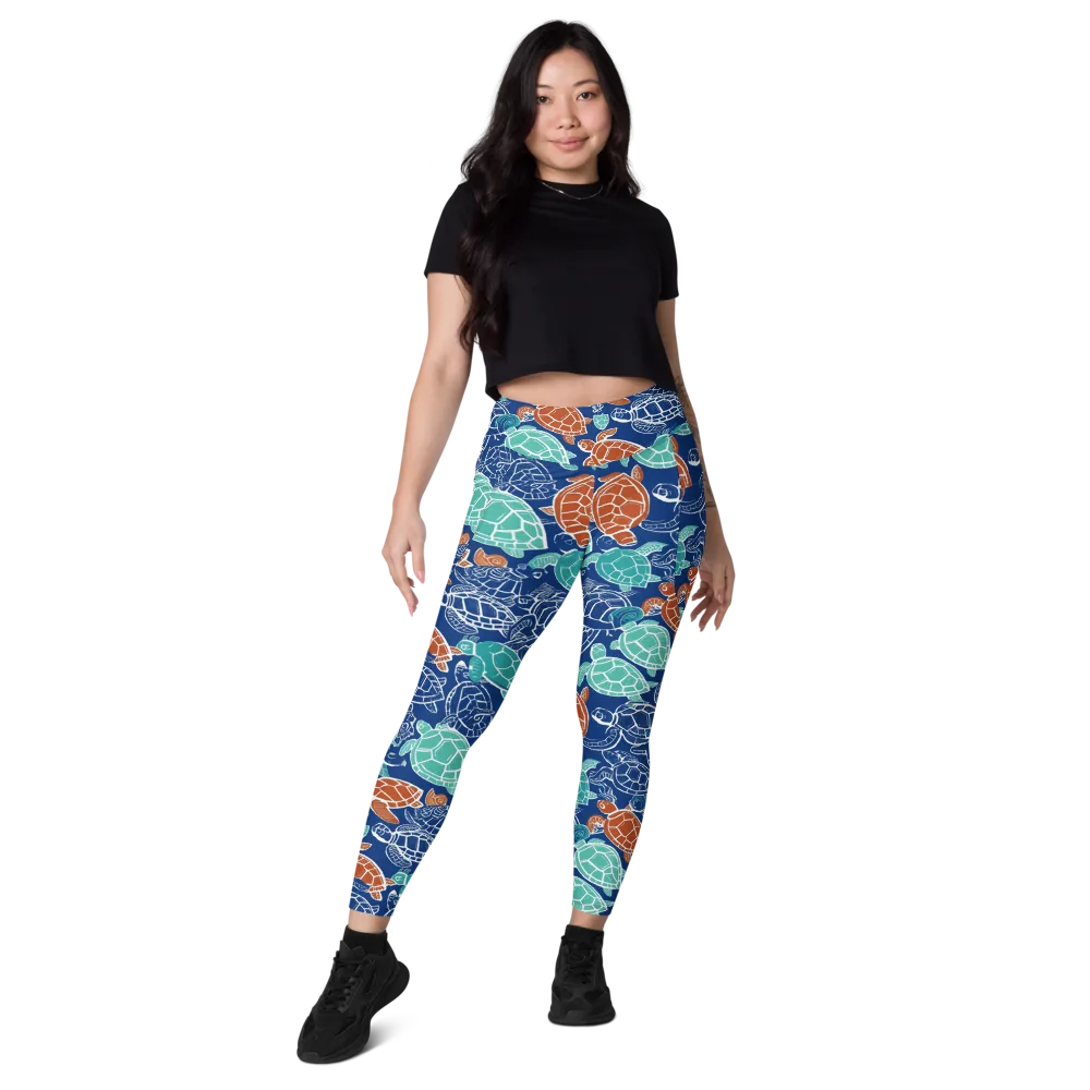 Shellstream on Leggings with Pockets — Front
