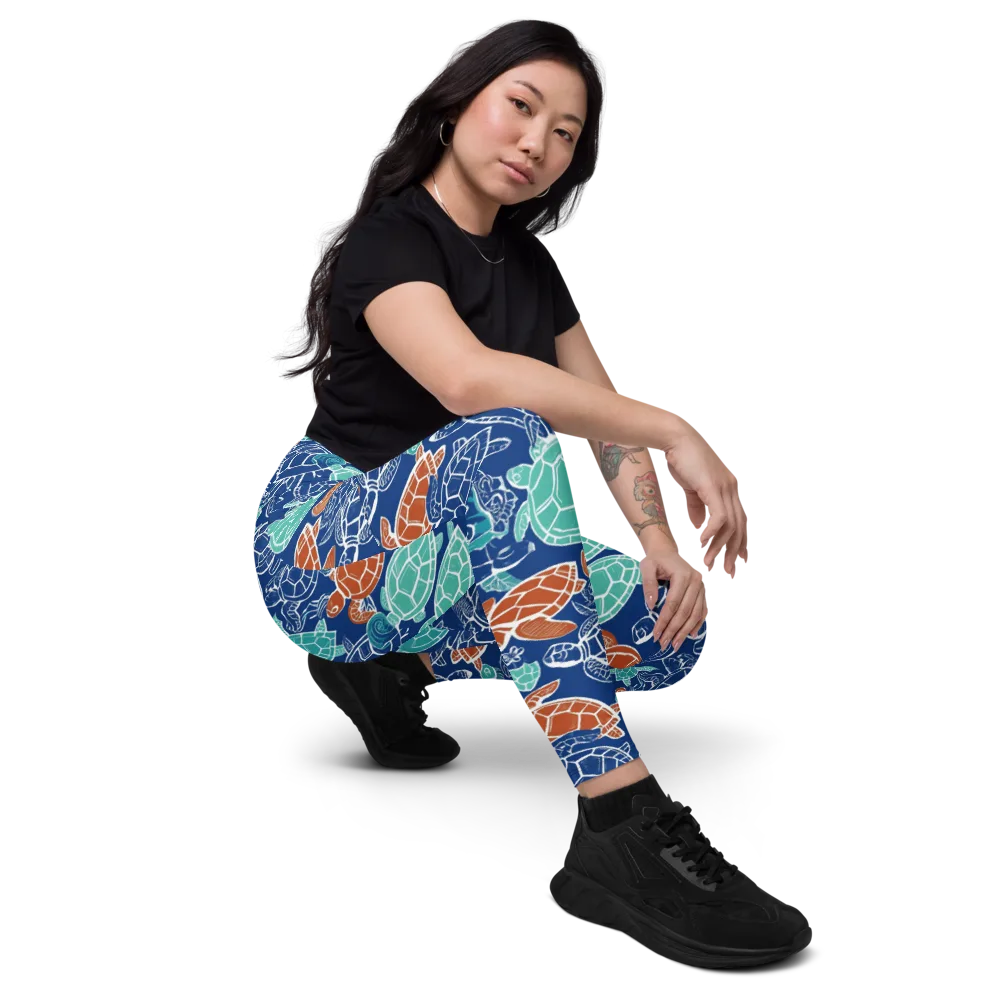Shellstream on Leggings with Pockets — Right Front