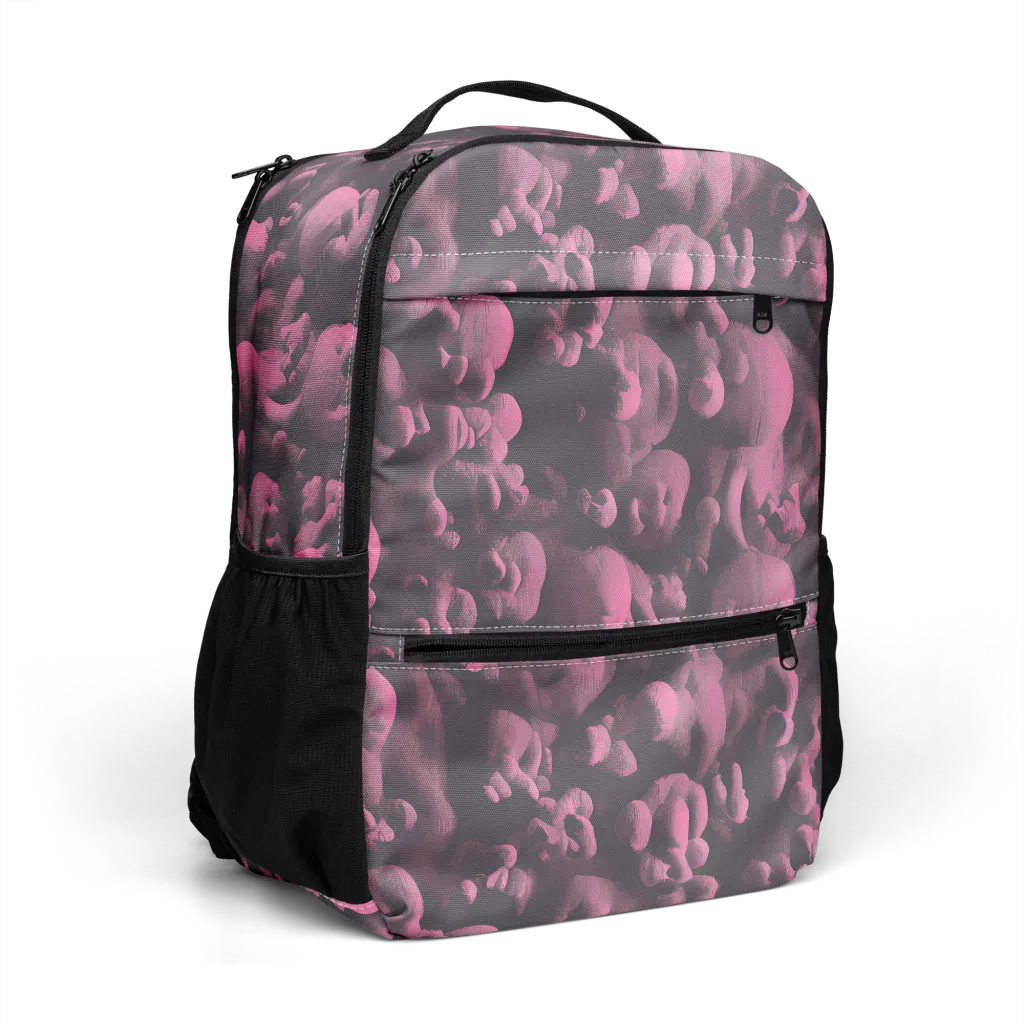 Mauve Metamorphosis on Utility Backpack — Right Front