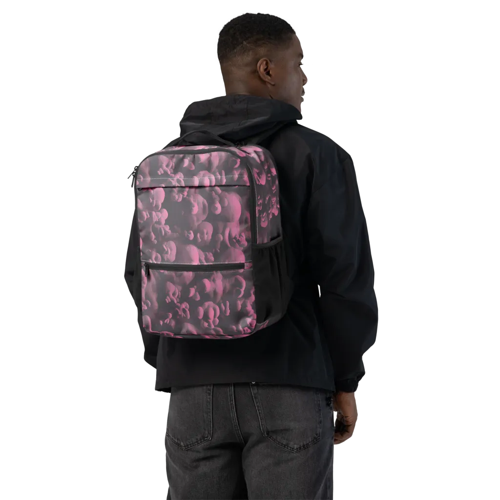Mauve Metamorphosis on Utility Backpack — Back