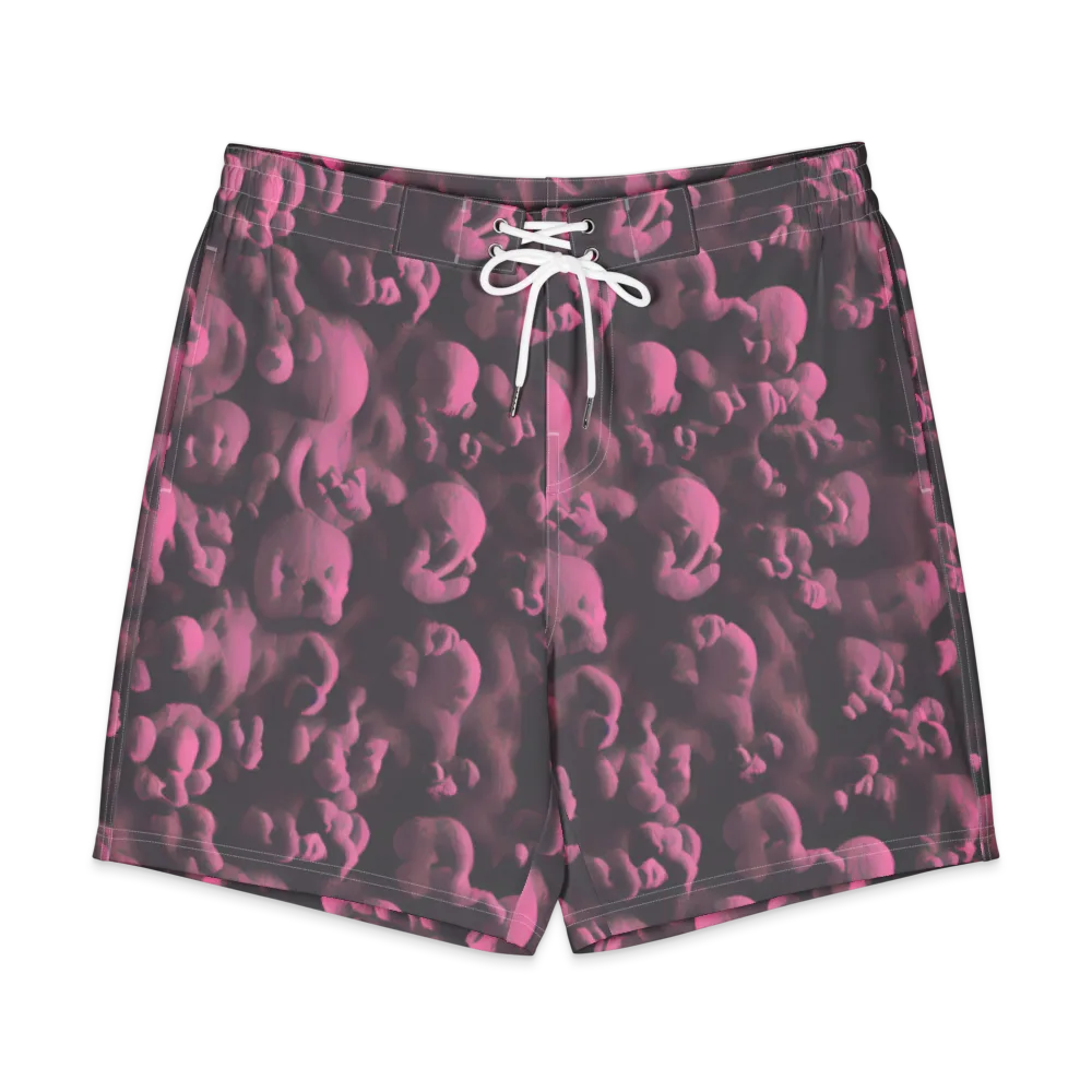 Mauve Metamorphosis on Men's Board Shorts — Front