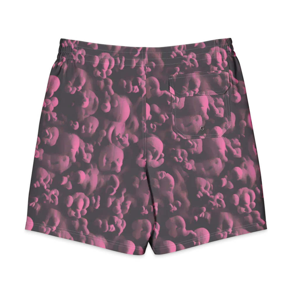 Mauve Metamorphosis on Men's Board Shorts — Back