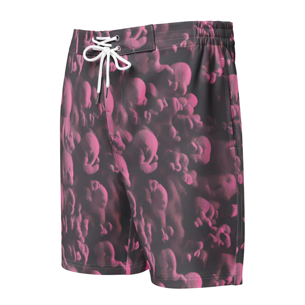 Mauve Metamorphosis on Men's Board Shorts — Front