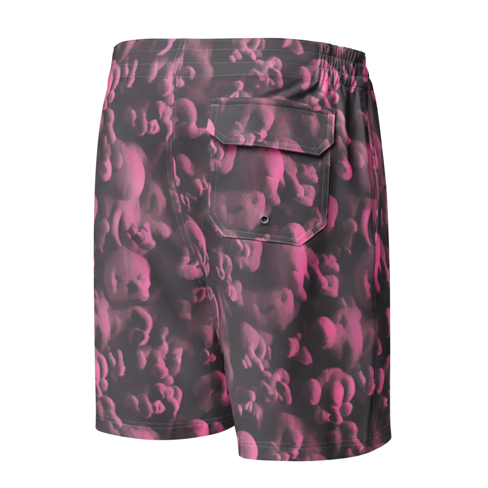 Mauve Metamorphosis on Men's Board Shorts — Back