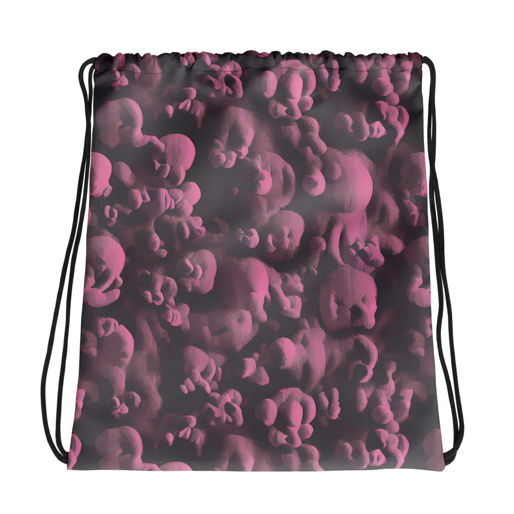 Mauve Metamorphosis on Drawstring Bag — Photo