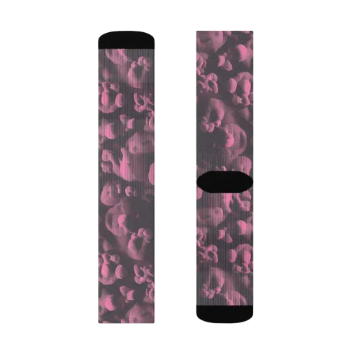 Mauve Metamorphosis on a Socks