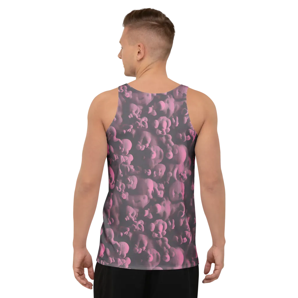 Mauve Metamorphosis on Men's Tank Top — Back