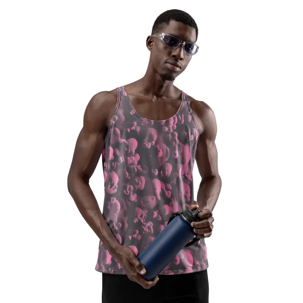 Mauve Metamorphosis on Men's Tank Top — Front