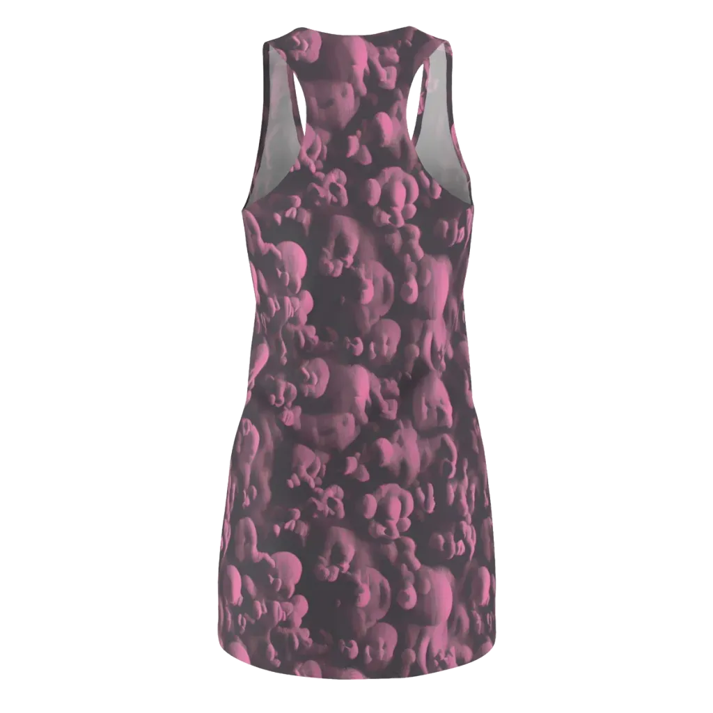 Mauve Metamorphosis on Racerback Dress — Back