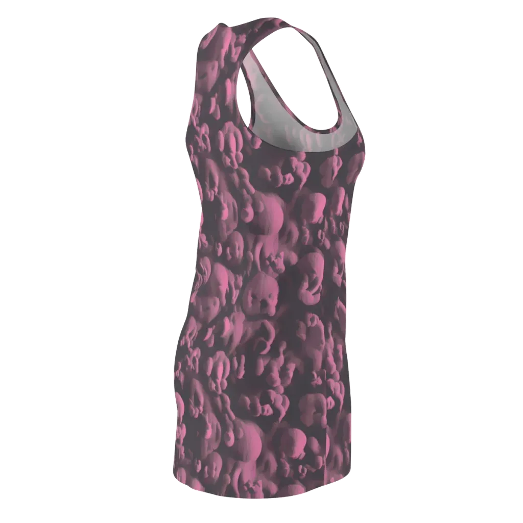 Mauve Metamorphosis on Racerback Dress — Back Side