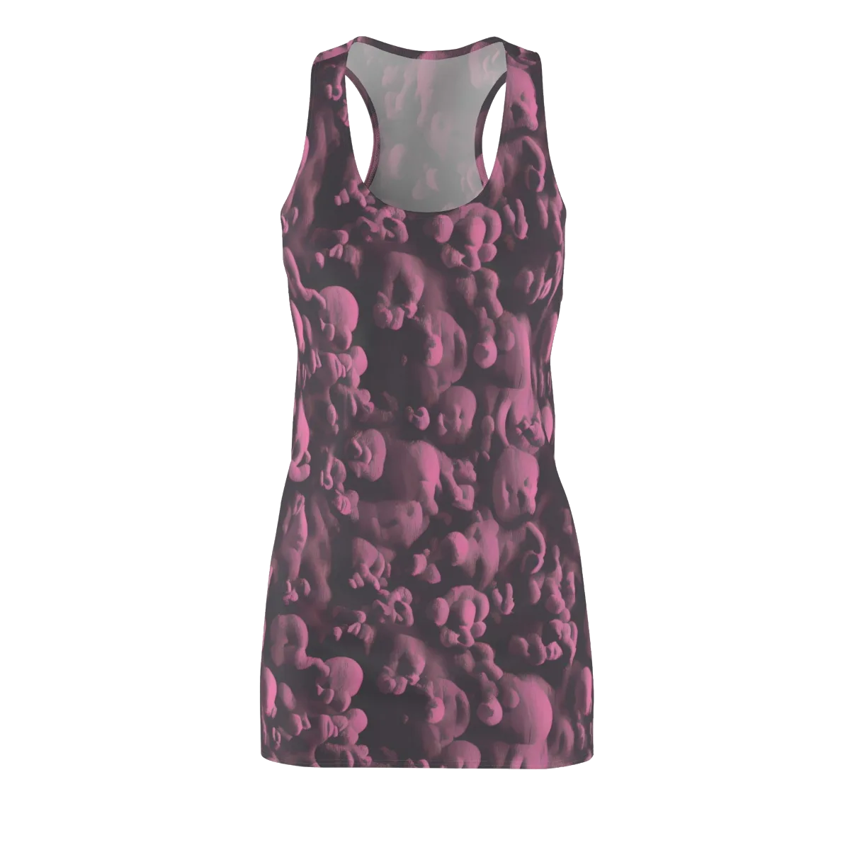 Mauve Metamorphosis on Racerback Dress — Front