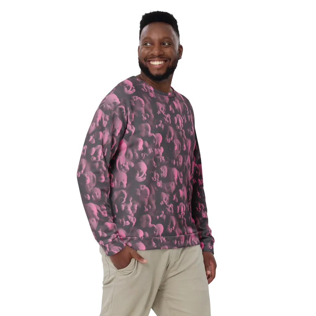 Mauve Metamorphosis on Sweatshirt — Front