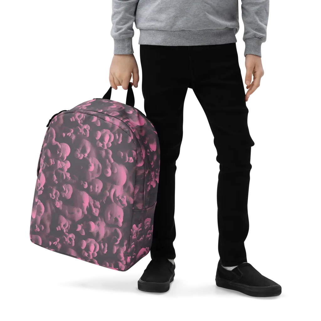 Mauve Metamorphosis on Minimalist Backpack — Zoomed-in
