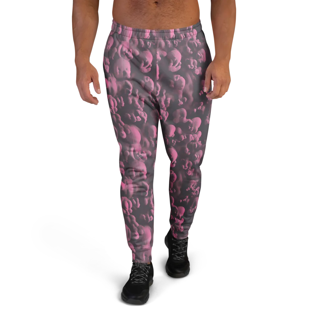 Mauve Metamorphosis on Men's Joggers — Front