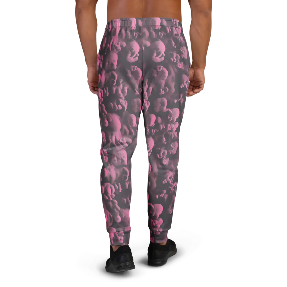 Mauve Metamorphosis on Men's Joggers — Back