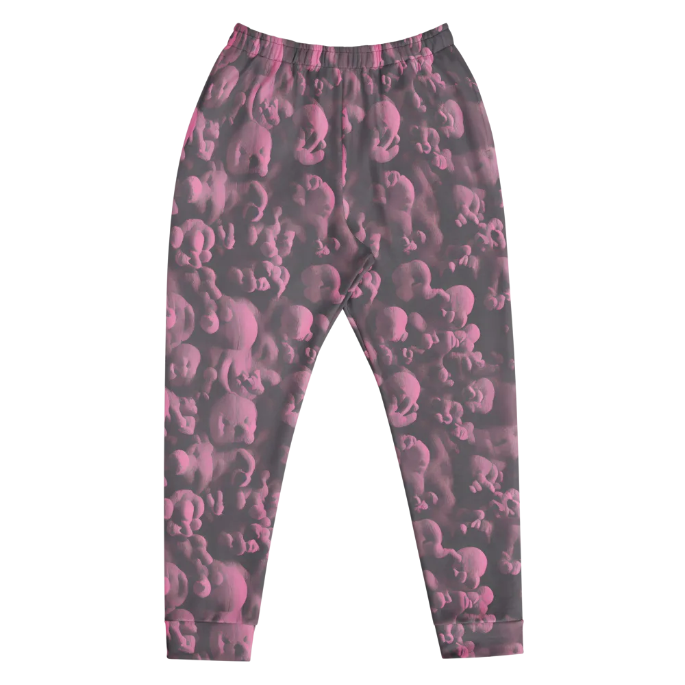 Mauve Metamorphosis on Men's Joggers — Front